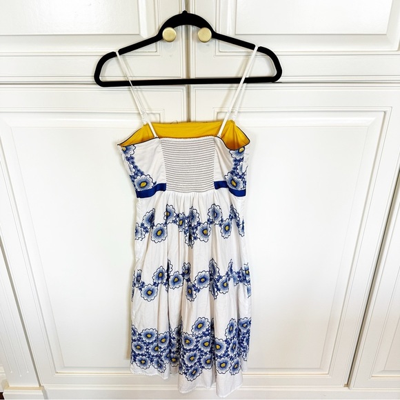 Anthropologie Womens Moulinette Sœurs Forget Me Not Spaghetti Strap Midi Dress 2 - Picture 10 of 10